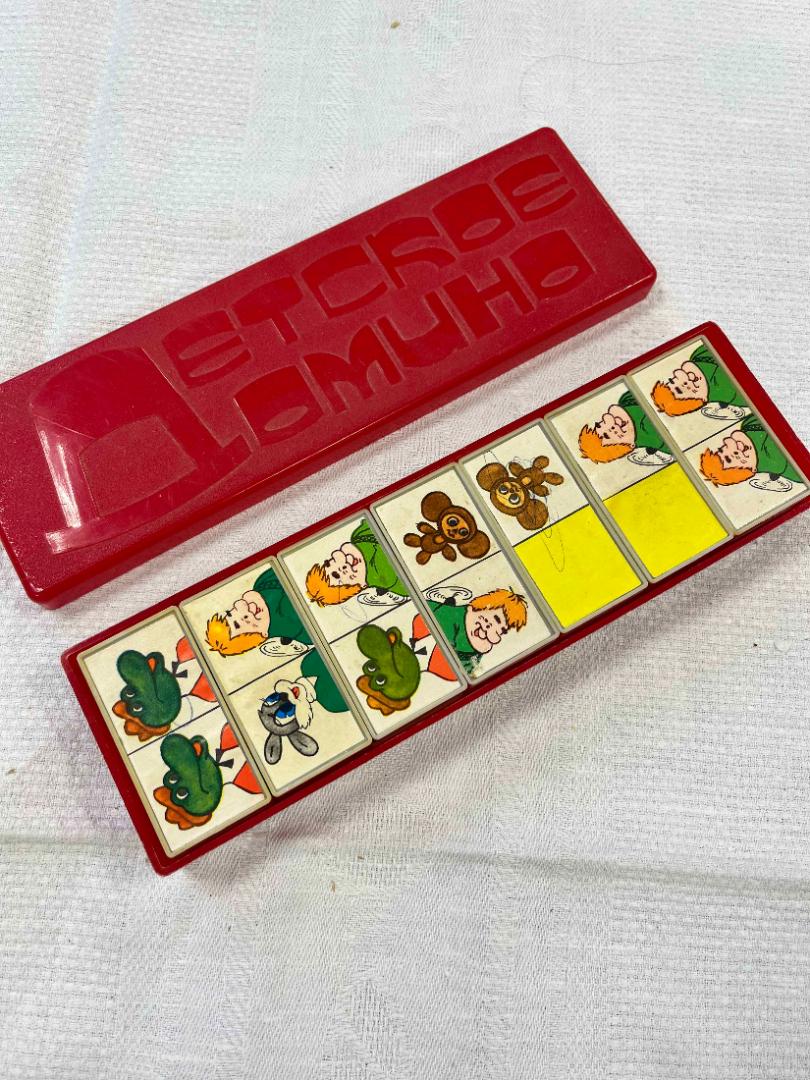 Детская настольная игра "Лото" герои союзмультфильмов. В сборе. Картинка 1